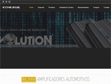 Tablet Screenshot of corzus.com.br